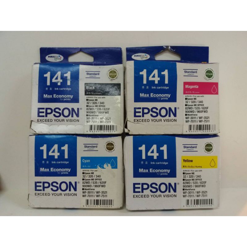 📌Epson141♦ครบสี♦กล่องไม่สวย♦โละค่ะ