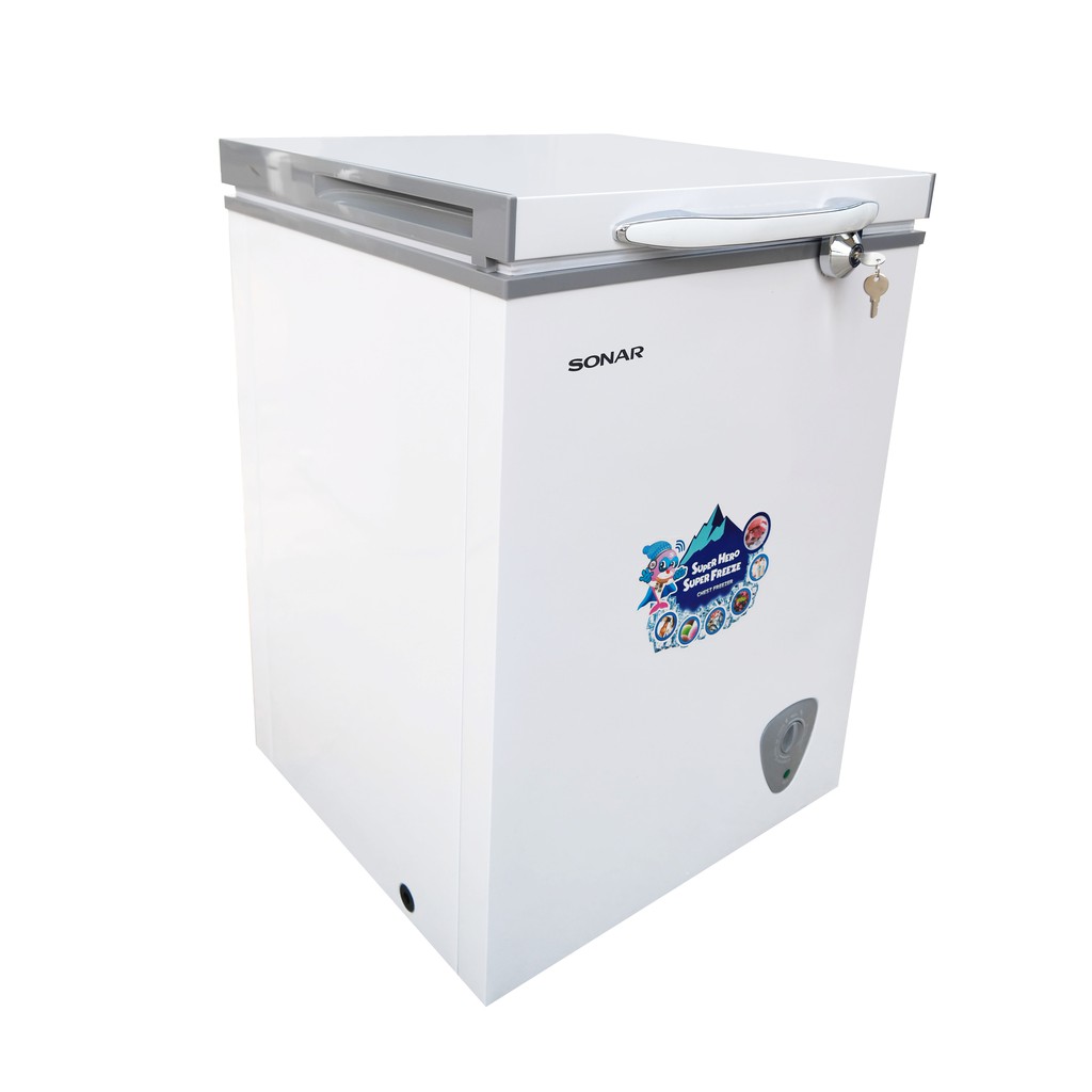 SONAR ตู้แช่แข็ง (สีขาว) ขนาด 108 ลิตร 3.5 คิว รุ่น BD-108L แช่นมแม่  แช่เบียร์วุ้น CHEST FREEZER