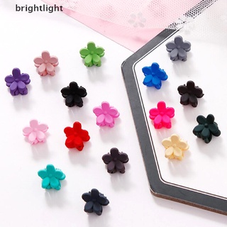 (Brightlight) กิ๊บติดผมแฟชั่น ขนาดเล็ก ลายดอกไม้ สีแคนดี้ 10 ชิ้น