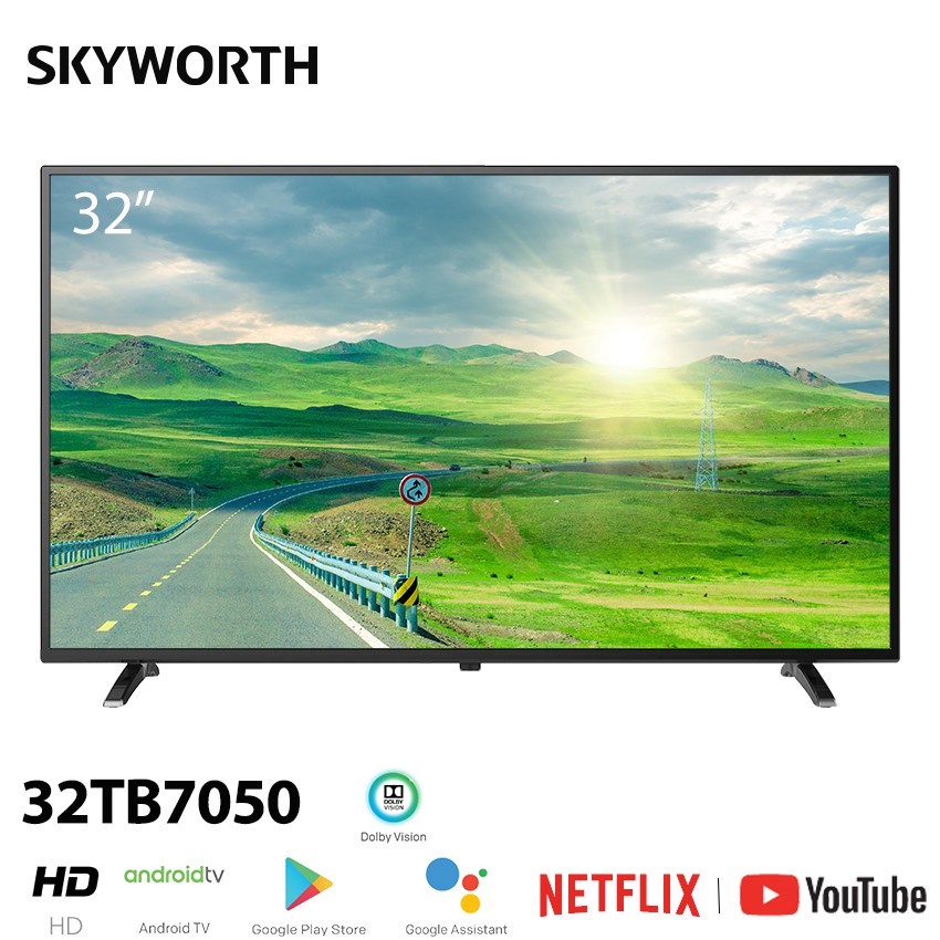 SKYWORTH 32 นิ้ว Android TV รุ่น 32TB7050 Google Play