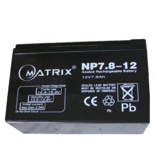 MATRIX Battery UPS 12v 7.8ah