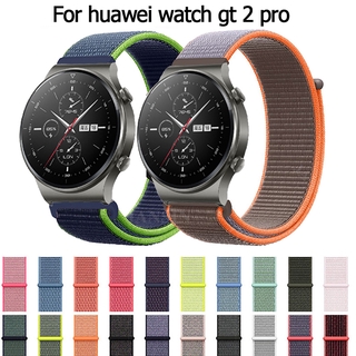 สาย huawei watch gt 2 pro สายนาฬิกาข้อมือ ผ้าไนลอน สำหรับ HUAWEI Watch GT 2 Pro รุ่น 46mm สมาร์ทวอทช์