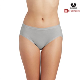 Wacoal Panty ทรง Bikini ขอบเรียบ สีเทา Grey (1 ตัว) รุ่น WU1M01 WU1C34 WQ6M01 กางเกงใน กางเกงในผู้หญิง วาโก้ บิกินี่