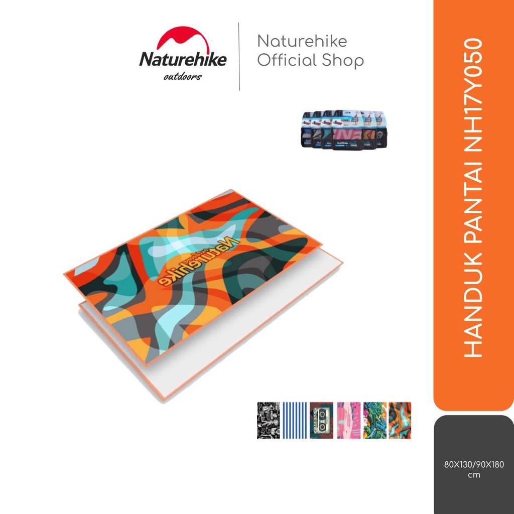 Naturehike ผ้าเช็ดตัวชายหาด Nh17Y050 Traveling Portable Quick Dry