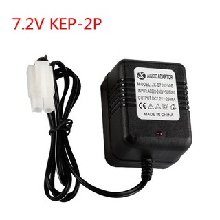 Rr อะแดปเตอร์ที่ชาร์จแบบพกพาสําหรับ 7 . 2 V Ni - Cd Ni - Mh Battery With Ket - 2p Plug สําหรับรถบังคับ