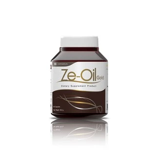 Ze-Oil Gold ขนาด 60 เม็ด ผลิตภัณฑ์เสริมอาหาร สารสกัดจากน้ำมันทั้งหมด 4 ชนิด