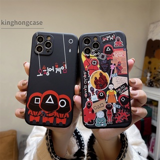 เคสโทรศัพท์มือถือ Samsung A52 A32 A72 A12 A20S A51 A52S A02S A50 A10S A10 A125 A30 A50S A30S A20 M40S M10 M01S M10S A205 M02S J7 J2 Squid Game Silicone Shockproof Phone Case