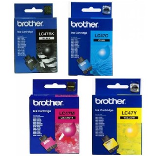 ตลับหมึก Brother LC 47 - BK C M Y ของแท้