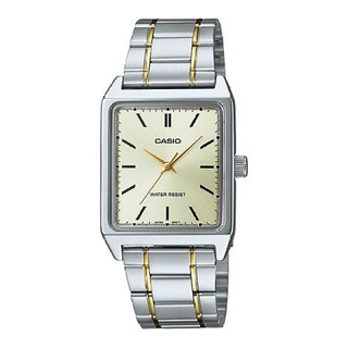 Casio นาฬิกาข้อมือ ผู้ชาย สายสเตนเลสสตีล รุ่น MTP-V007SG-9E (
Silver )