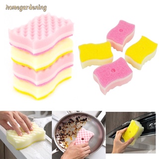 ฟองน้ำทำความสะอาดจาน 4 ชิ้น / ล็อต