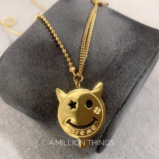 สร้อยคอสแตนเลส 18k พร้อมส่ง น่ารักมากกกกกก