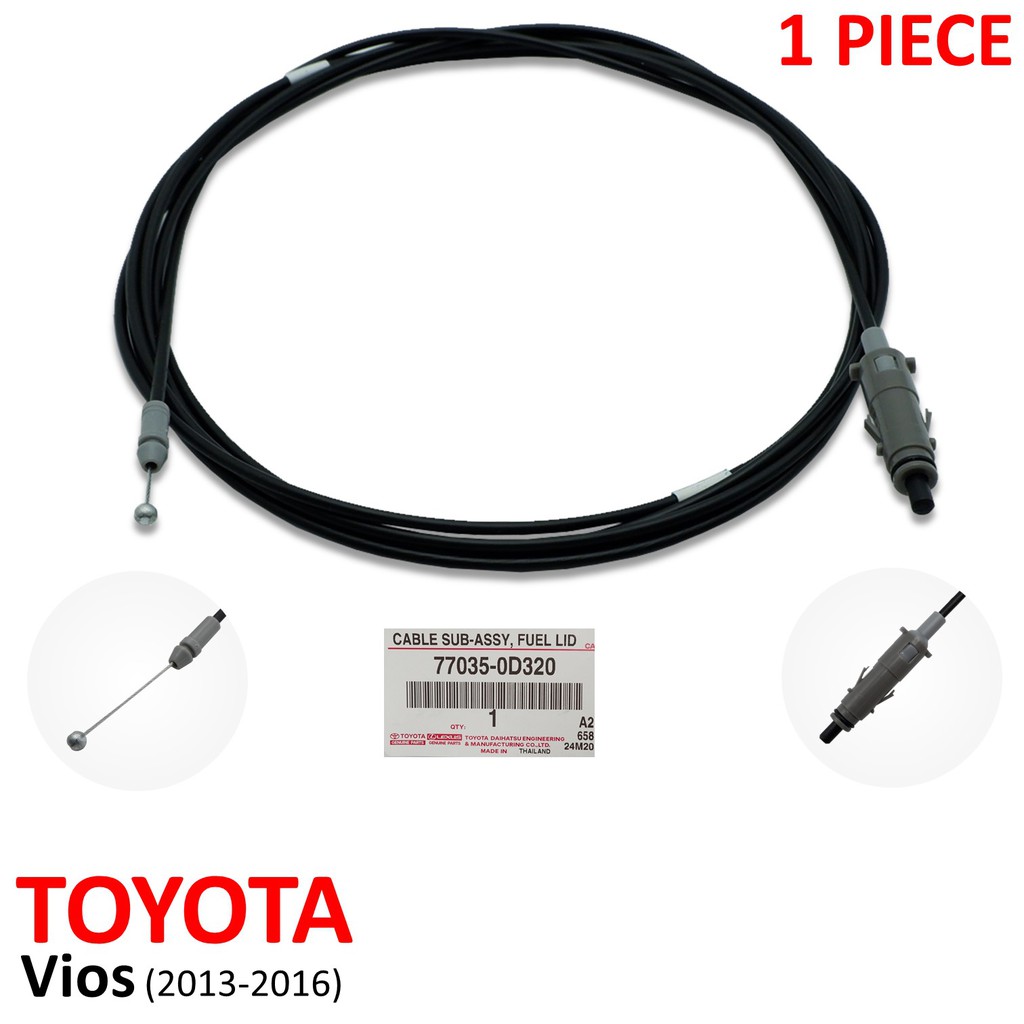 สายดึงฝาถังน้ำมัน ของแท้ 1 เส้น สำหรับ Toyota Yaris Ative Hatchback,Vios Ative Sedan ปี 2017-2021