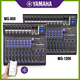 YAMAHAแท้ MG600/1200 Mixer Bluetooth/USB/MP3/SD/phantom power 48v มิกเซอร์มืออาชีพ มิกเซอร์เอฟเฟค 6/8/12ช่อง มิกเซอร์