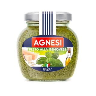 Agnesi Pesto alla Genovese แอคเนซี เพสโต้ อัลลา เจโนเวเซ่ ซอสเพสโต้ สูตรดั้งเดิม 185 กรัม