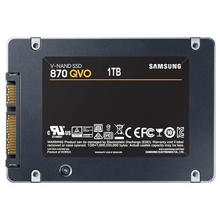 Samsung SSD 870 QVO SATA III 1TB เอสเอสดีซัมซุงของแท้ ประกันศูนย์ (MZ-77Q1T0BW)