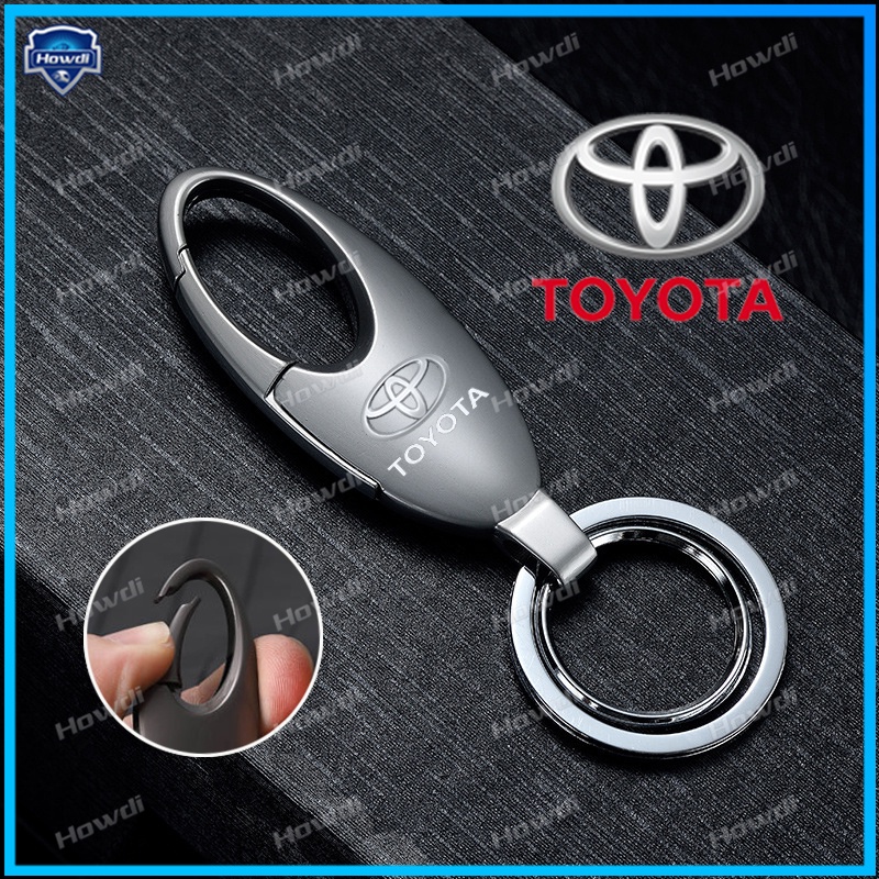 【รูปหยดน้ํา】พวงกุญแจโลหะอัลลอยด์ สร้างสรรค์ พร้อมโลโก้ สําหรับ Toyota
