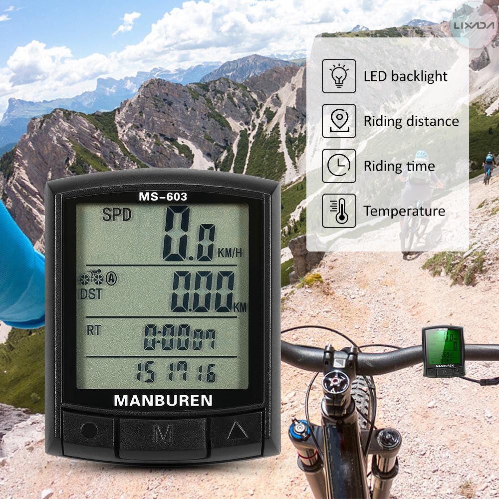 MANBUREN Bike Cycling Computer Bike Speedometer Odometer MTB Road Bike