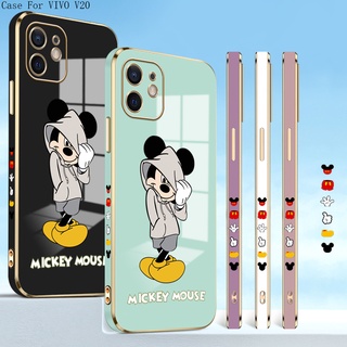 VIVO V17 V15 V11I V9 V5 V5S S1 Lite Pro Plus เคสวีโว่ สำหรับ Case Cartoon Mouse TPU เคส เคสโทรศัพท์ เคสมือถือ