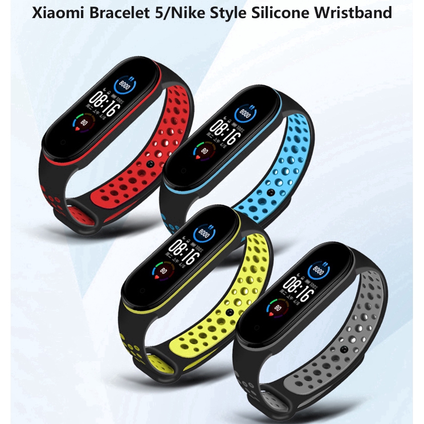 สายรัดซิลิโคนสำหรับ Xiaomi Mi Band 6 Miband 6NFC สายรัดข้อมืออัจฉริยะ สายซิลิโคน สายรัด mi band 5 5nfc ราคา ถูกที่สุด ดีลบีเคเค แกลเลอรีภาพที่ 8