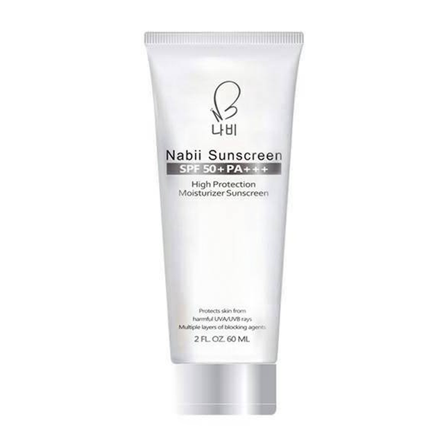 Nabii Whitening sunscreen SPF 50 PA ++++ ขนาด 60 ml.