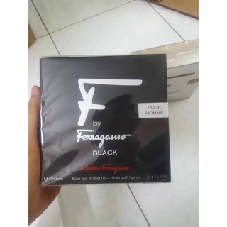 Salvatore Ferragamo F by Ferragamo Black 100ml กล่องซีล(เช็คสต้อคก่อนทำรายการนะคะ)