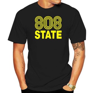 808 State Fac51 The Hacienda ใหม่ เสื้อยืดแฟชั่น สําหรับผู้ชาย แขนสั้น พิมพ์ลาย Festival 90 Factory Recordsสามารถปรับแต่