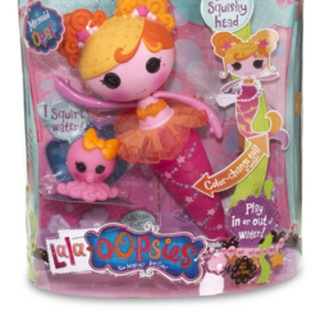 Lalaloopsy Lala-Oopsies Large Doll Pink Mermaid Opal with Pet Octopus Walmart Limited 2013 NEW ตุ๊กตา ลาลาลูฟซี่ เงือก