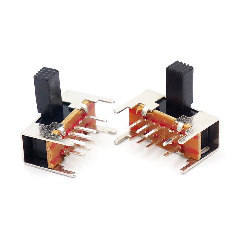 พร้อมสต็อก* 1 ชิ้น,SK23D05 2P3T DP3T 8pin PCB 3 ตําแหน่ง SK23D05 Toggle Slide Switch