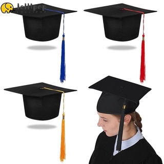 Lollipo1 Graduation Hat With Tassel Degree Ceremony Happy Graduation Mortarboard Cap