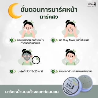 1 แถม 1 มาส์กโคลน ลดสิว ขนาด 10 กรัม สำหรับสิวอักเสบ สิวอุดตันใต้ผิว ลดหน้ามัน