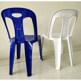 เก้าอี้พลาสติก มีพนักพิง ยางกันลื่น ขนาด 47x52.5x81.5 Cm. รุ่น 919 Plastic Chair