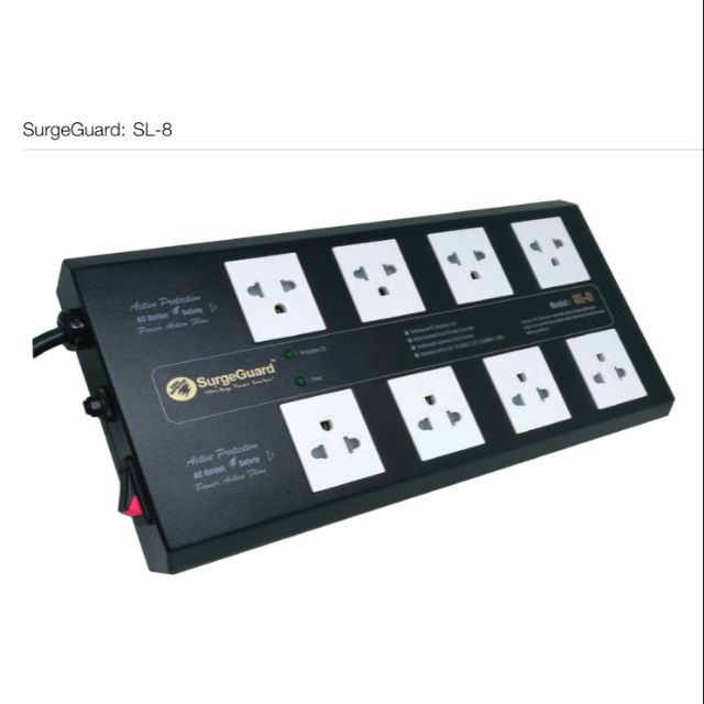 SurgeGuard SL-8 เครื่องกรองไฟและลดทอนสัญญาณรบกวน ปลั๊กพ่วง 8 ช่อง