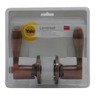 FREE HOME เขาควายทั่วไป YALE L5317 US11 สีทองแดงรมดำ มือบิดประตู กลอนประตู มือจับกลอนประตู