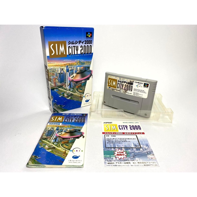 ตลับแท้ Super Famicom(japan)  Sim City 2000
