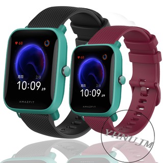 สาย huami amazfit bip U Pro smartwatch สาย For amazfit bip S smartwatch สายนาฬิก amazfit bip smart watch อุปกรณ์เสริมสมาร์ทวอทช์ amazfit bip U watch strap