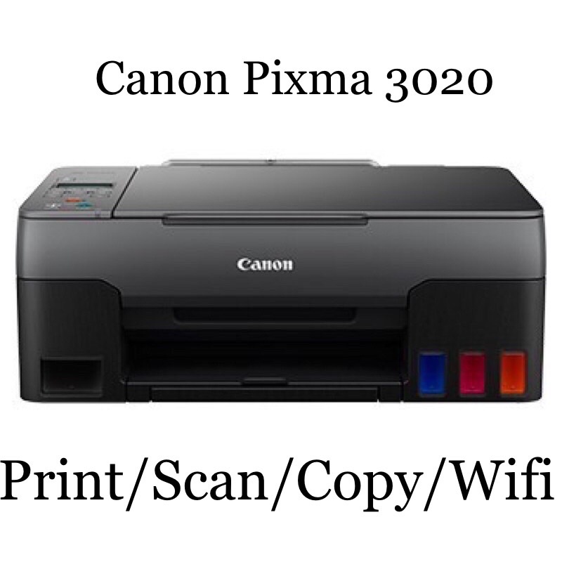 รุ่นใหม่ล่าสุด💥💥💥พร้อมหมึกแท้ 100% CANON PIXMA G3020 เครื่องพิมพ์มัลติฟังก์ชั่น (All-In-One)แบบไร้สา