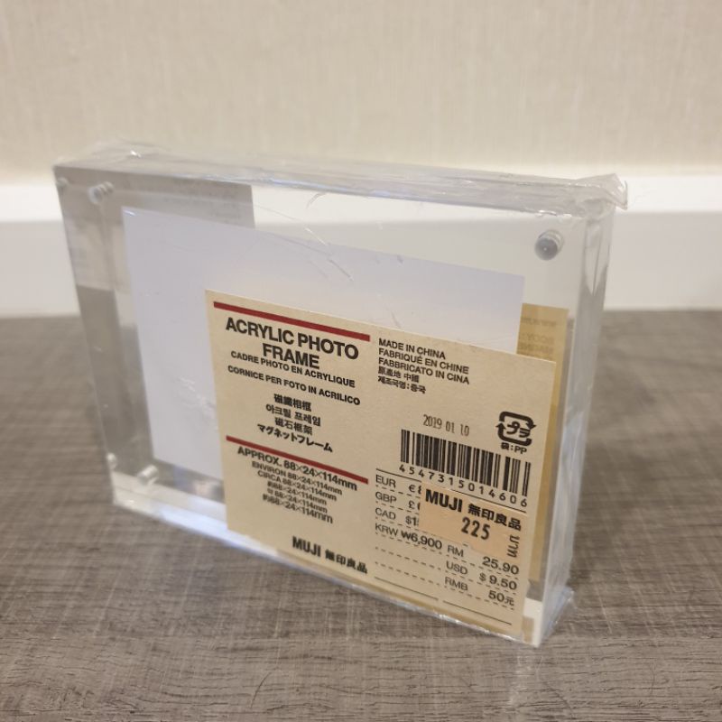 กรอบรูป MUJI กรอบรูปอะคริลิค แม่เหล็ก