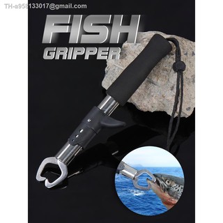 ☾㍿  กริปเปอร์ควบคุมปลา ที่จับปากปลา ปากจับสแตนเลส Fish Gripper Fishing Tool