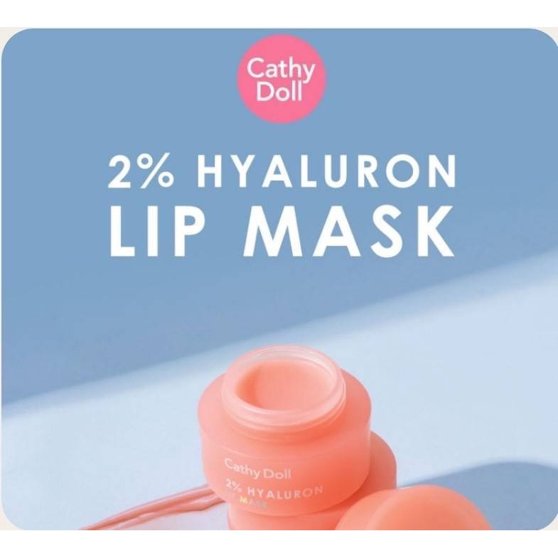 Cathy Doll 2% Hyaluron Lip Mask เคที่ดอลล์ ทูเปอร์เซ็นต์ไฮยาลูรอน ลิปมาส์ก 4.5 กรัม