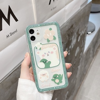 เคสโทรศัพท์มือถือ แบบนิ่ม ลายการ์ตูนไดโนเสาร์ สําหรับ Apple Iphone 11promax 678plus xs xr 12mini