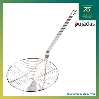 PUJADAS กระชอน กรองอาหาร กรองน้ำมัน สะเด็ดน้ำมัน Skimmer สแตนเลส304 ขนาด13-28ซม. PUJ1-941