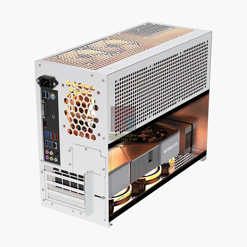 ZZAW C3 Aluminium Body M-ATX/ITX Desktop Casing รองรับ ATX/SFX PSU