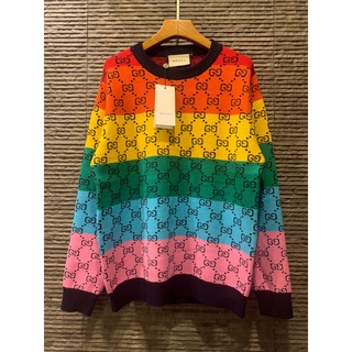 เสื้อกันหนาวแขนยาว MULTICOLOR WOOL BLEND KNIT SWEATER COLLECTION  งานดีมากก หนานุ่มละมุนมือสุดๆรับประกันความพอใจ Size XL