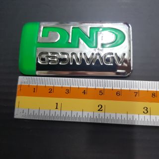 Logo DND งานพลาสติก 7 x 3.5 cm