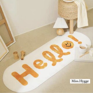 พรมขนนุ่มข้างเตียงแบบยาวpreorder[miss.hygge]