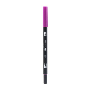 ปากกาพู่กัน 2 หัว TOMBOW AB-T 665 PURPLE (PC)