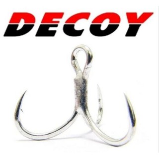 ตาเบ็ด 3 ทาง แบบกว้าง ดีคอย Decoy Triple Hook Wide Gap Y-W77 (ขายเป็นตัว)