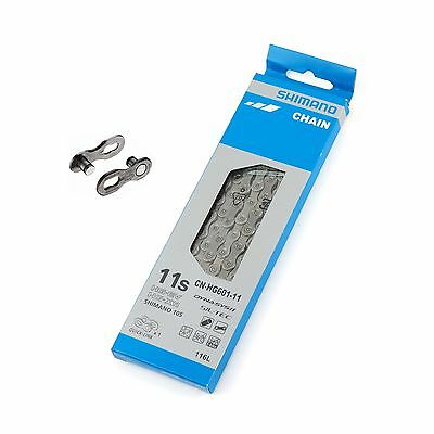 Catena Shimano CN-HG601-11 – 11 Velocità, 116 Maglie, Per MTB, Strada E E-bike