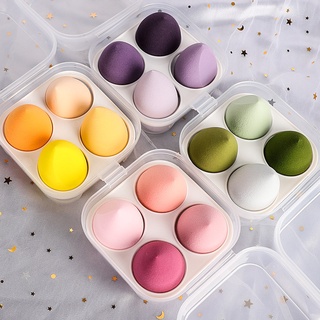 Cosmetic Puff Powder Smooth Womens Makeup Foundation Sponge Makeup Blender Cosmetic Puff with Storage Box