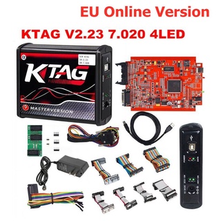 Ecu โปรแกรมเมอร์ Ktag Sw V2.25 Fw V7.020 อ่านและสีขาว Ktag 7.020 สําหรับรถยนต์